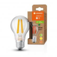 Ledvance E27 Besonders effiziente & leistungsstarke LED Lampe Classic klar 7,2W wie 100W 3000K warmweißes Licht für die Wohnung